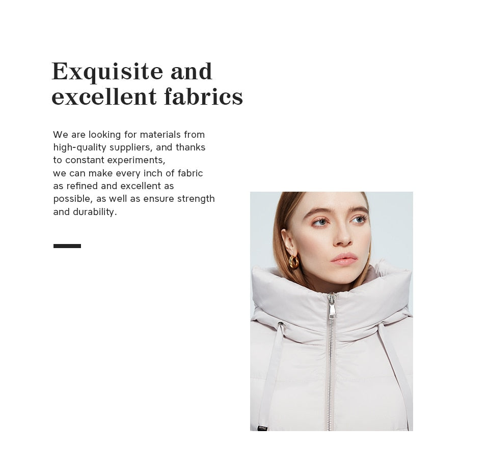 Winter Women Long Cotton Jacket Stand Collar Hooded Warm Windproof Coat Pockets Zipper Parka The Clothing Company Sydney