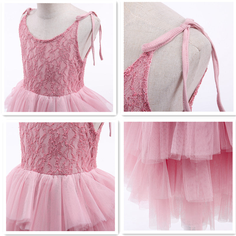 Summer Girls Casual Princess Children Beach Bathing Sleeveless Layered Birthday Party Cake Flower Tulle Costume The Clothing Company Sydney