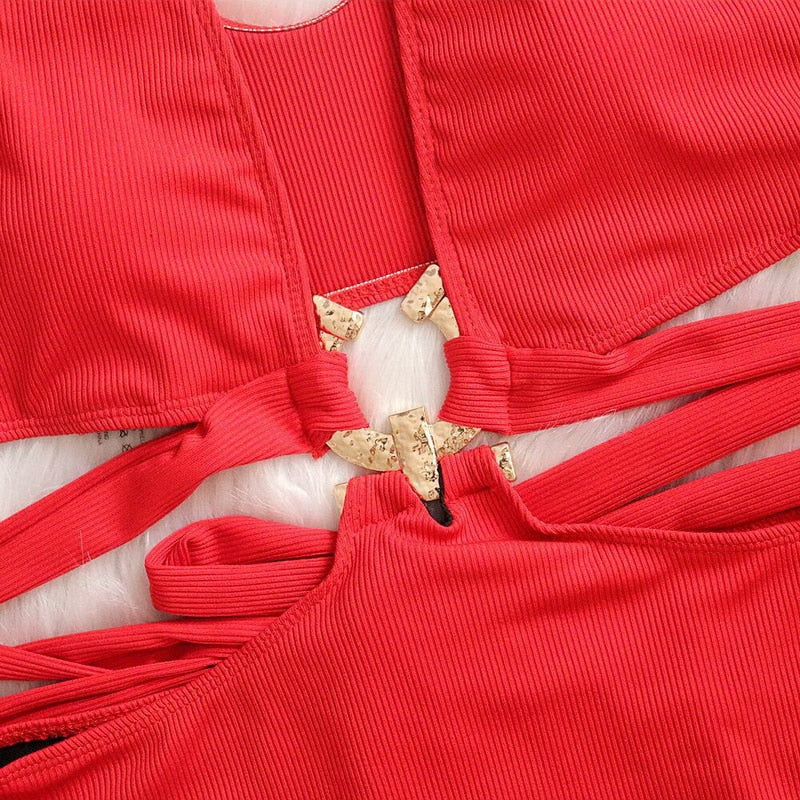 Hollow Out One Piece Swimsuit Floral Swimwear Cut Out Bathing Suit Metal Decor Swimwear Push Up Bodysuit Beachwear The Clothing Company Sydney