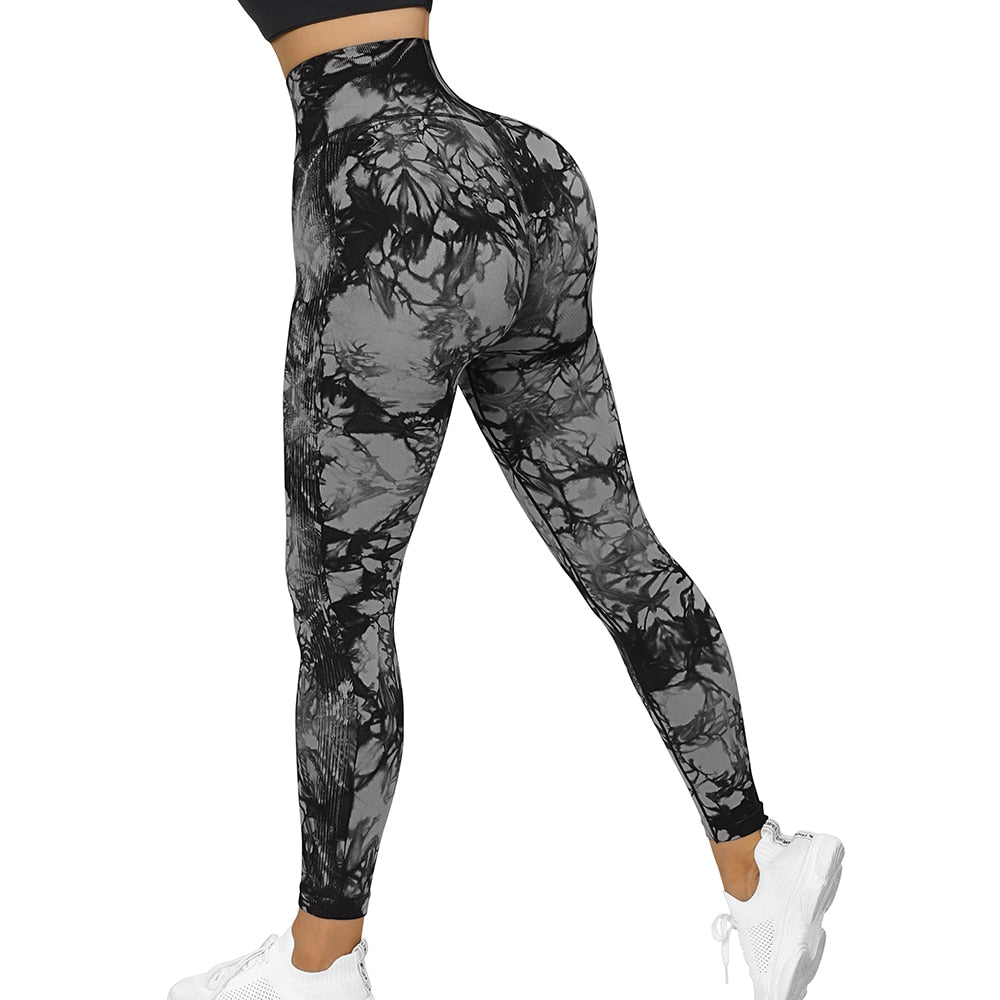 Tie Dye Fitness Legging Woman Push Up Workout Sport Leggings Scrunch Butt Outfit Gym Seamless Legging Pants The Clothing Company Sydney