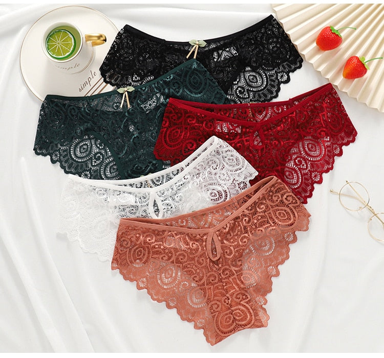 Lace Panties Low-Rise Temptation Lingerie Female G String Transparent Underwear Hollow Out Briefs Intimates The Clothing Company Sydney