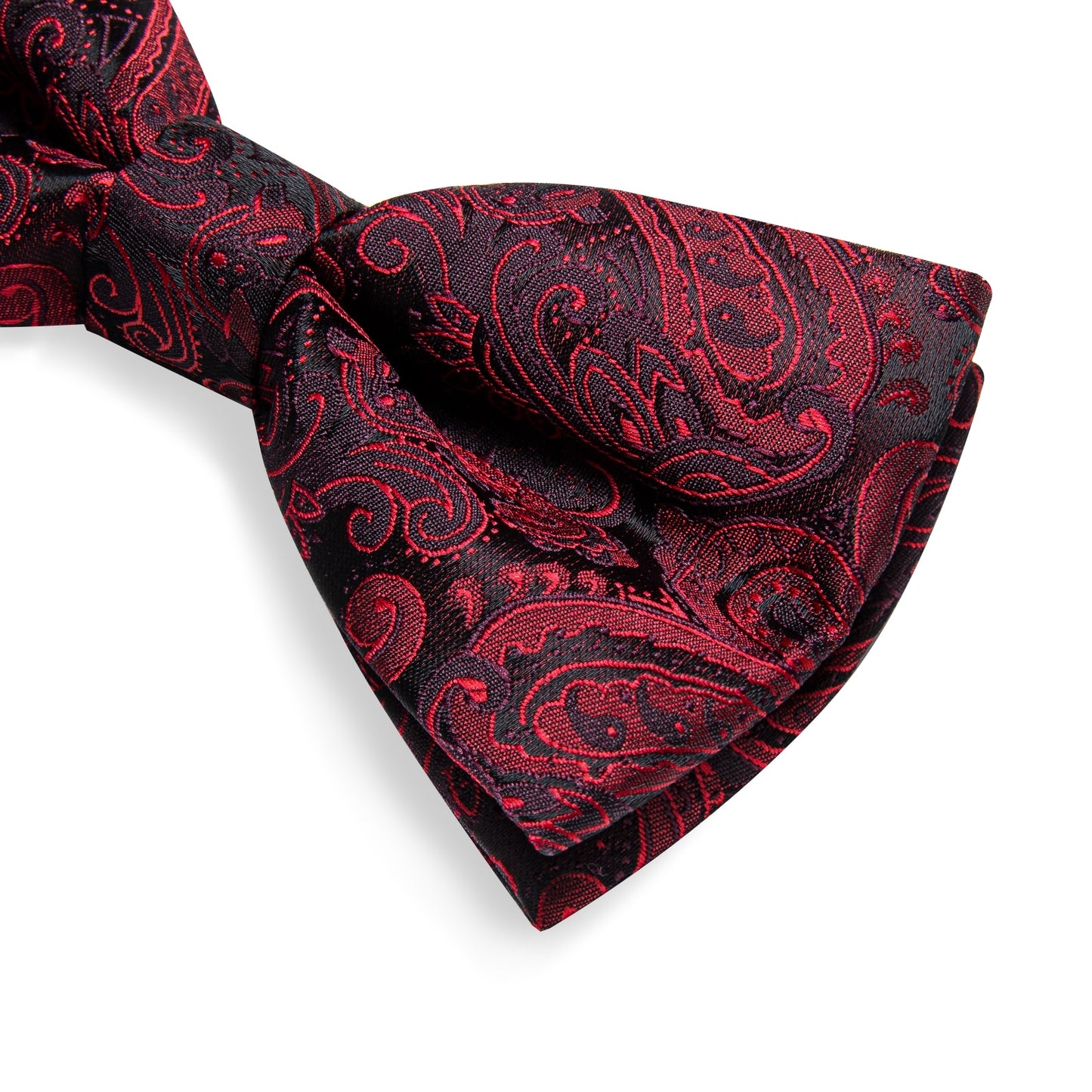 Wedding Bow Tie for Men Classic Red Pre-tied Bowtie Cufflinks Corsage Set for Party Silk Butterfly Knot Gift Set The Clothing Company Sydney
