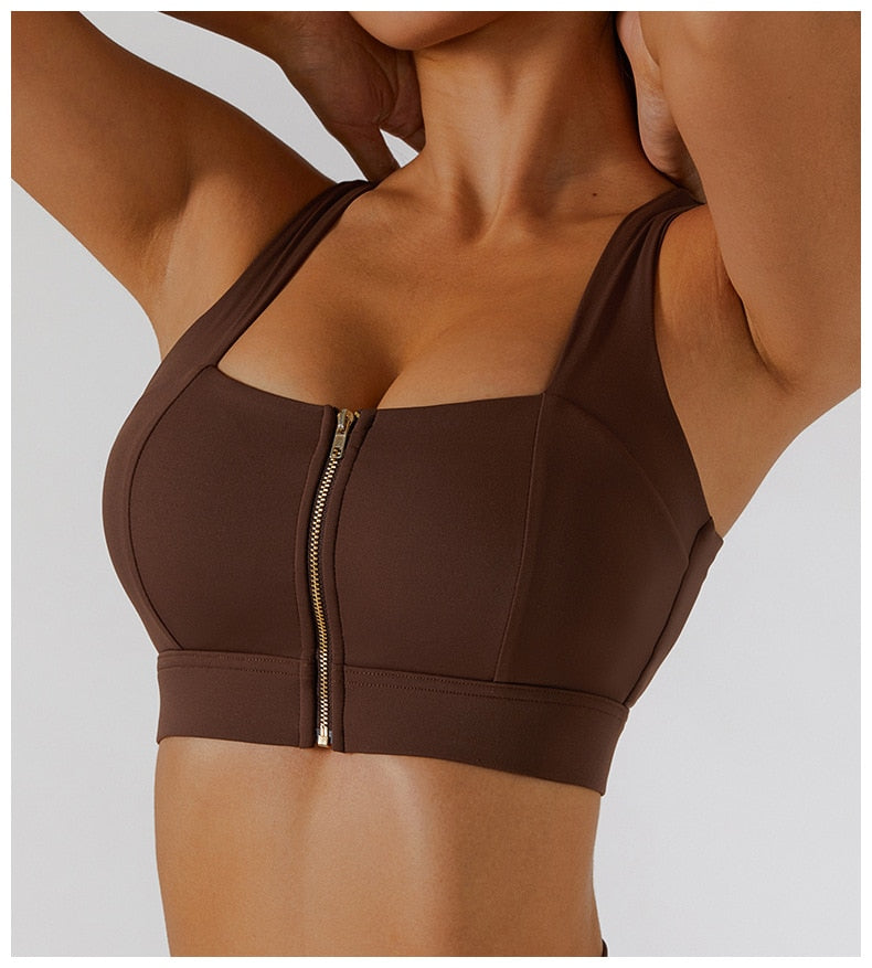 2 Piece Yoga Set Women Workout Sport Gym Wear Yoga Suit High Waist Leggings Skirts Front Zipper Bra Fitness Crop Top Yoga Sportswear The Clothing Company Sydney