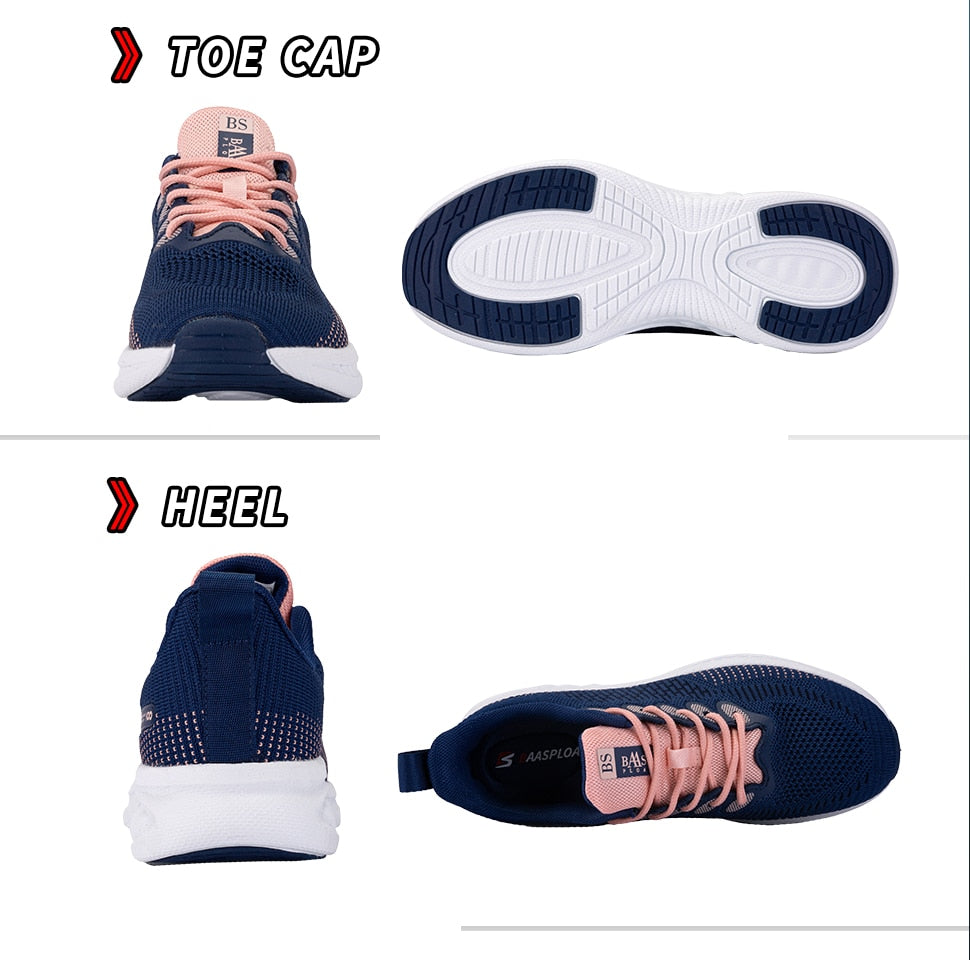 Women's Fashion Sneaker Light Knit Running Shoes Yoga Gym Tennis Sneaker Comfortable Walking Shoes The Clothing Company Sydney