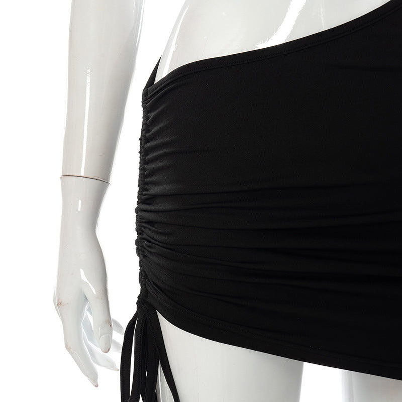 Irregular Cut Out Mini Bodycon Dress Summer Going Out Club Wear Outfits White Black Dresses The Clothing Company Sydney