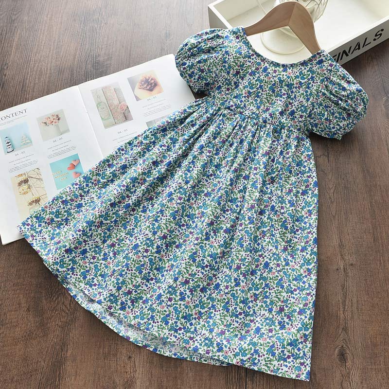 Girls Casual Dresses Fashion Baby Princess Party Vestidos Children Kids Flowers Costumes Floral Dress 3-7Y The Clothing Company Sydney