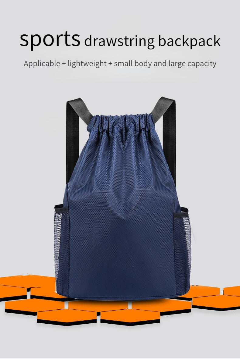 Basketball Soccer Volleyball Sports Backpack Drawstring Backpack Student Marathon Event Basketball Bag Bundle with Side Pocket The Clothing Company Sydney