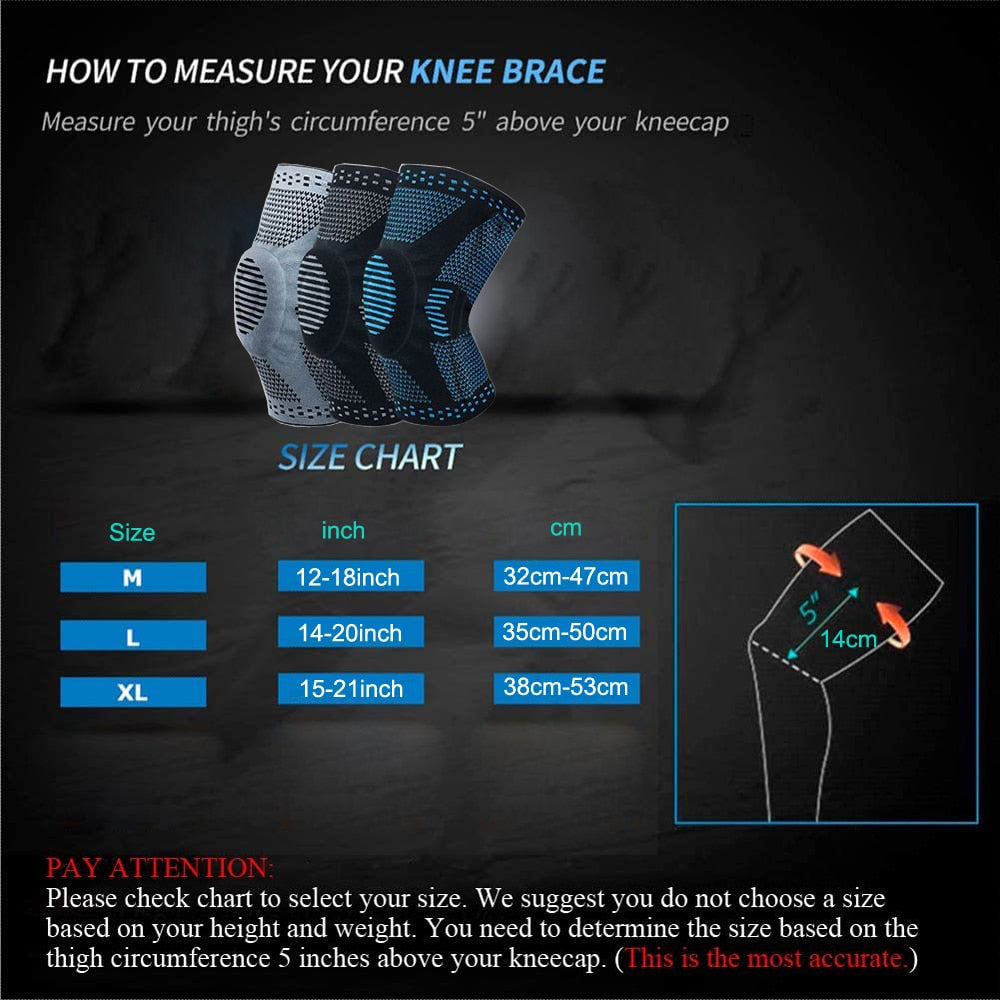 Professional Compression Knee Brace Support Protector For Arthritis Relief, Joint Pain, ACL, MCL, Meniscus Tear, Post Surgery The Clothing Company Sydney
