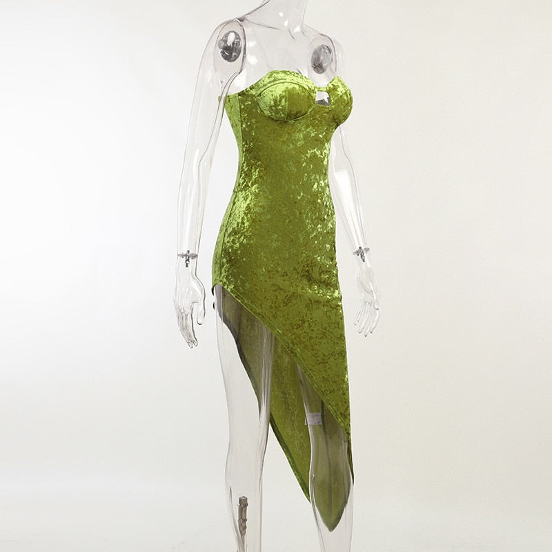 Sequin Dress Women Vacation Beach Backless Dress Split Bodycon Evening Party Dress The Clothing Company Sydney