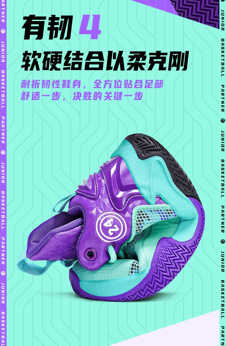 Kids Boys Basketball Shoes High Quality Top Non-Slip Kids Sneakers Girls Sneakers Outdoor Kids Tennis Shoes The Clothing Company Sydney