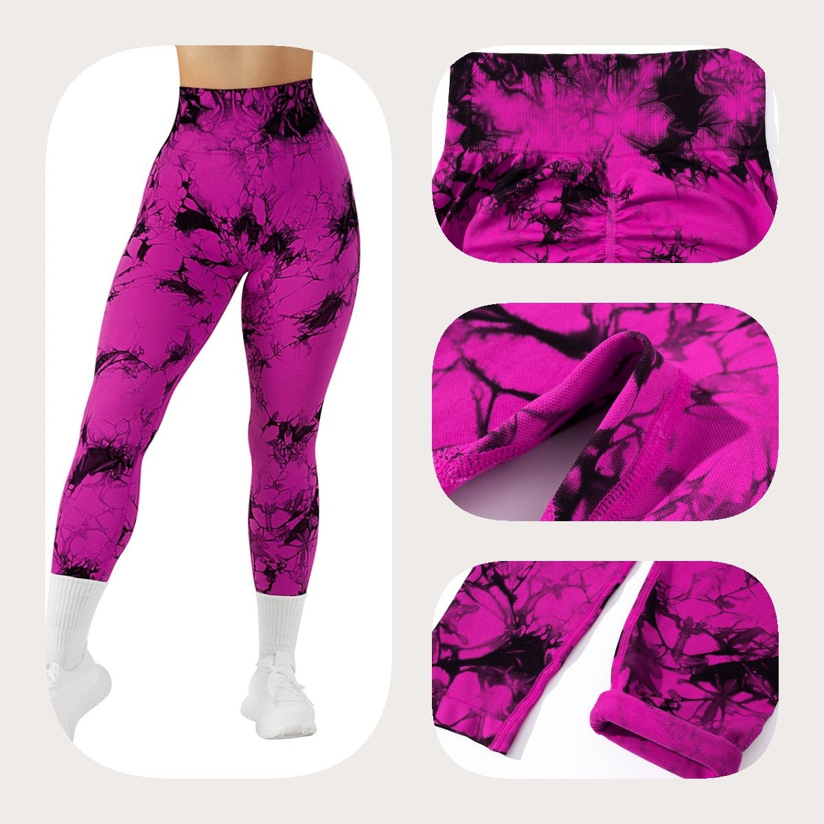 Tie Dye Fitness Legging Woman Push Up Workout Sport Leggings Scrunch Butt Outfit Gym Seamless Legging Pants The Clothing Company Sydney