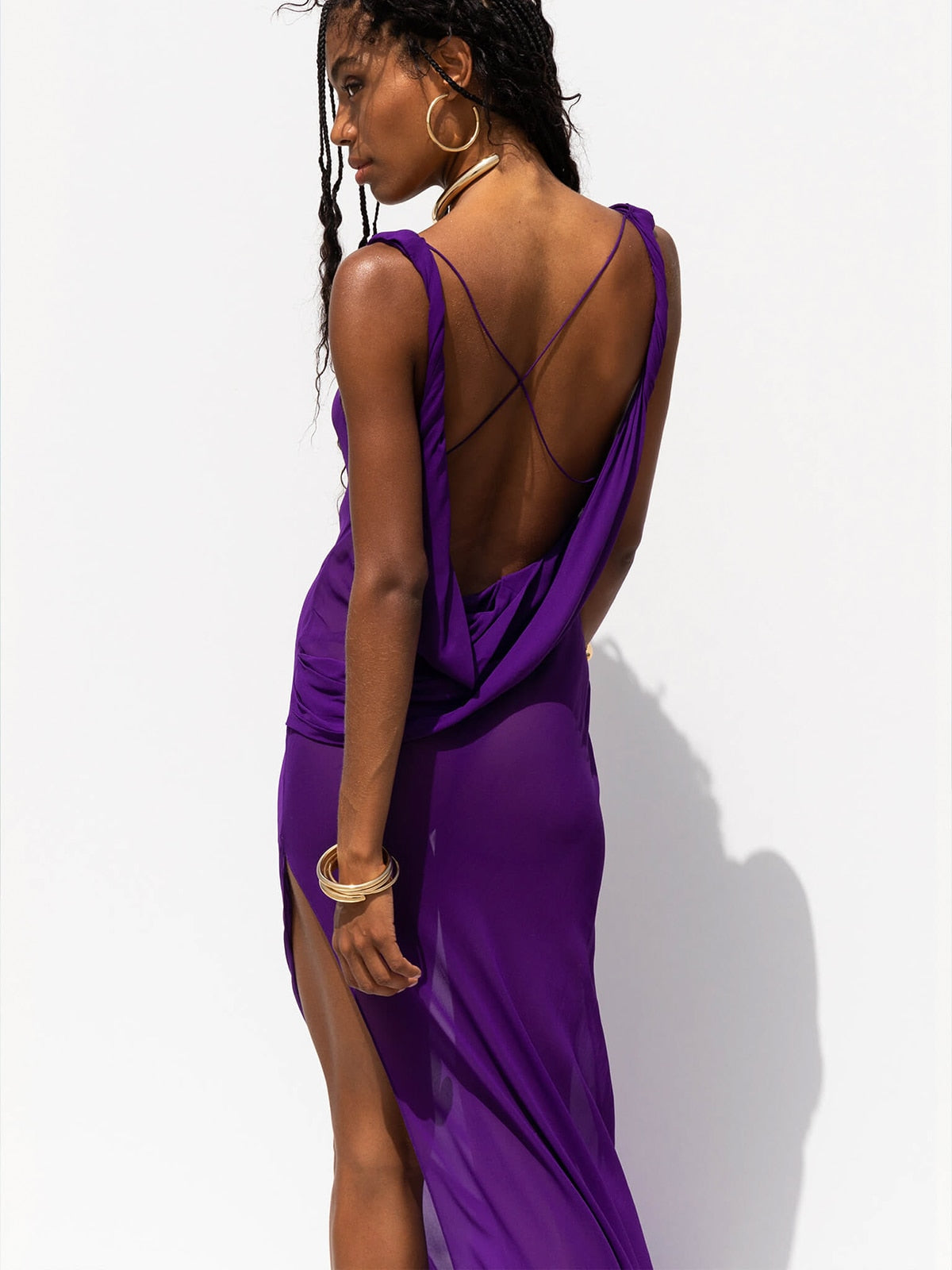 Maxi Dress Fashion Backless Cover Ups Chiffon Sundress Beachwear Long Beach Dress Summer Outfits Bodycon Dress The Clothing Company Sydney