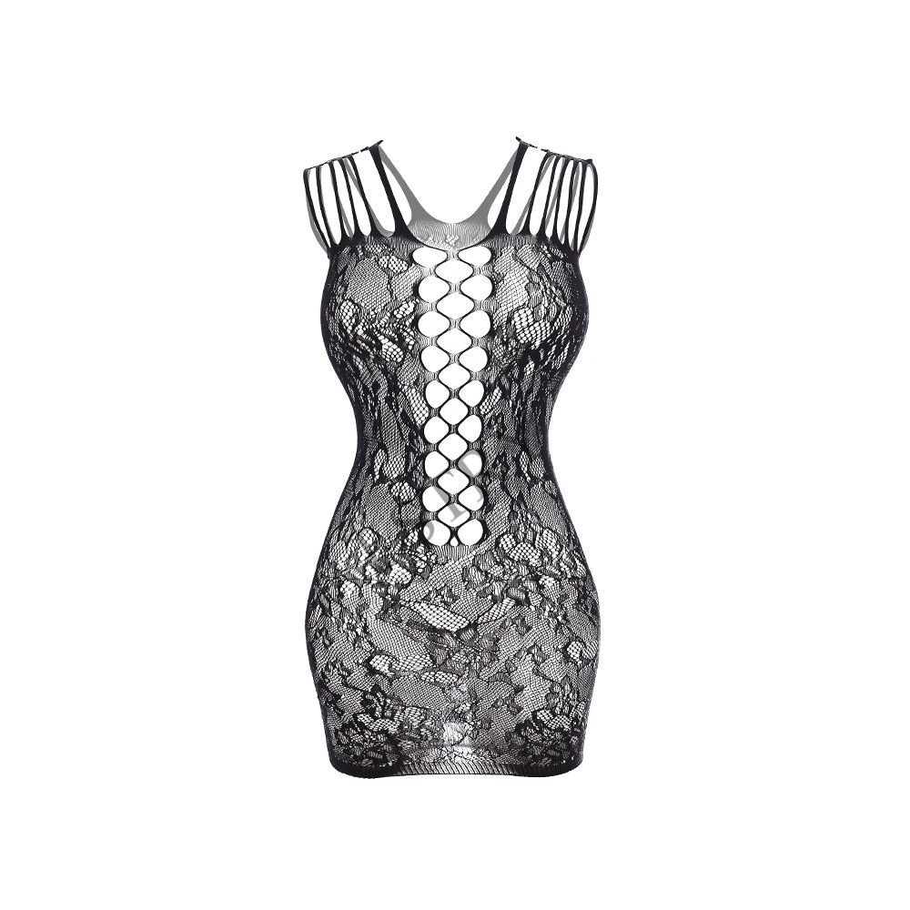 Women Exotic Lingerie Costumes Hollow Nightwear Intimates Half Slip Backless Underwear Fishnet Dresses The Clothing Company Sydney