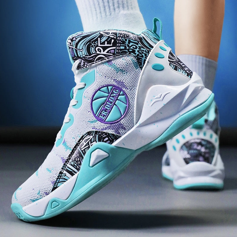 Unisex basketball shoes men's sports shoes women's breathable cushioning non-slip wear-resistant gym training sports Sneakers The Clothing Company Sydney