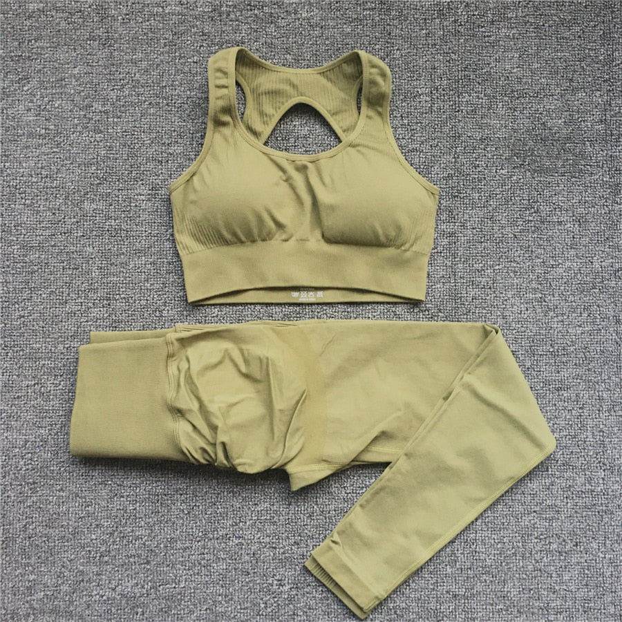 Seamless Women Fitness Arise Epic Yoga Sets High Waist Gym Scrunch Leggings Sports Bra Workout Active Wear Suits The Clothing Company Sydney