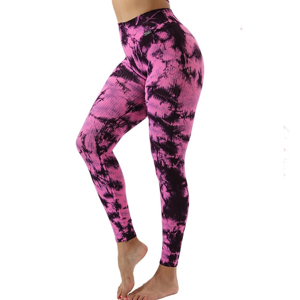 Tie Dye Fitness Legging Woman Push Up Workout Sport Leggings Scrunch Butt Outfit Gym Seamless Legging Pants The Clothing Company Sydney