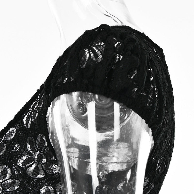 Square Neck Black White Mini Summer High Waist Short Sleeve Beachwear Bodycon Hollow Out Sundress Dress The Clothing Company Sydney