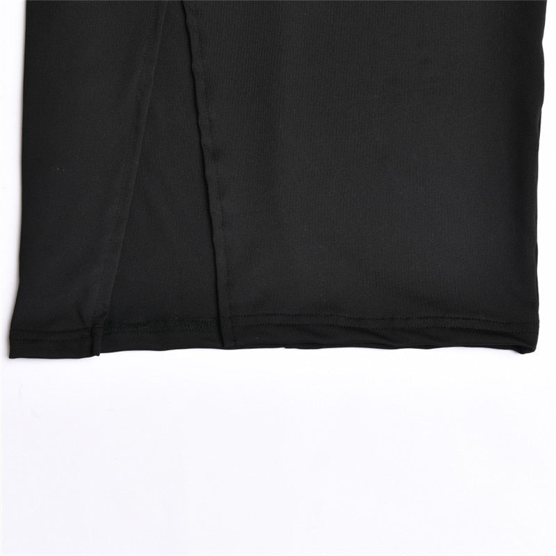 Elegant Strapless Sexy Two Piece Set Women Sleeveless Crop Top And High Split Skirt Matching Sets Party Dress Sets The Clothing Company Sydney