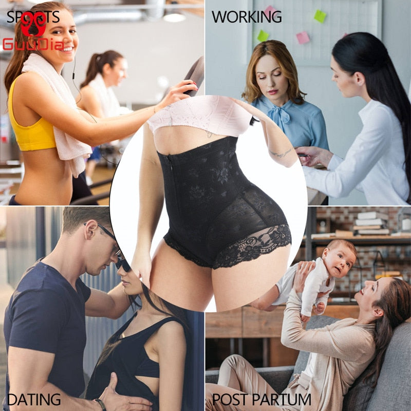 Shaper Panties Lace Shapers Body Shaper with Zipper Double Control Panties Shapewear Lace Waist Trainer The Clothing Company Sydney