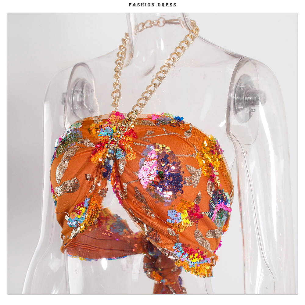 Sequin Backless Slip Mini Chain Straps Short Tulle Cocktail Summer Party Night Lush Prom Dress The Clothing Company Sydney