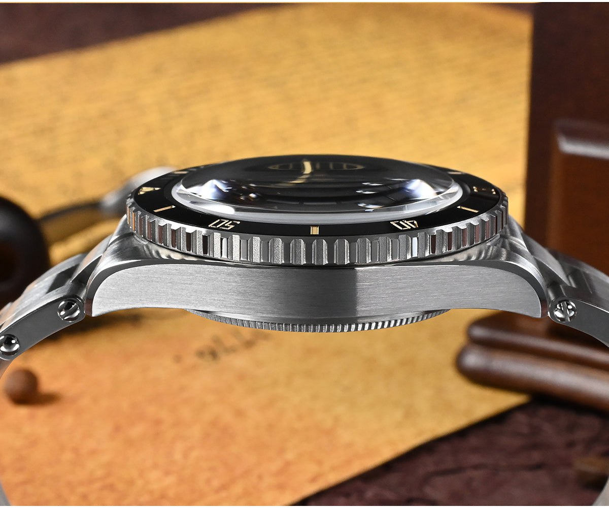 San Martin Men's 38mm Diver 6200 Retro Water Ghost Luxury Sapphire NH35 Automatic Mechanical Vintage 20Bar Luminous Watch Clothing Company Sydney