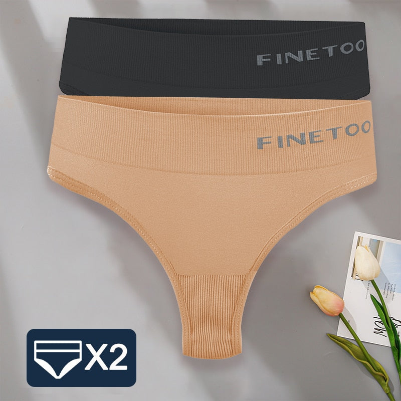 2 pack/Set Bodyshaper G-String Panties Women Slim Underwear Lingerie Thongs High Waist Underpants The Clothing Company Sydney