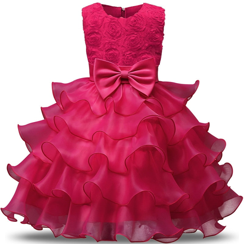 Girls Dress Elegant New Year Princess Children Party Dress Wedding Gown Kids Dresses for Girls Birthday Party Dress The Clothing Company Sydney
