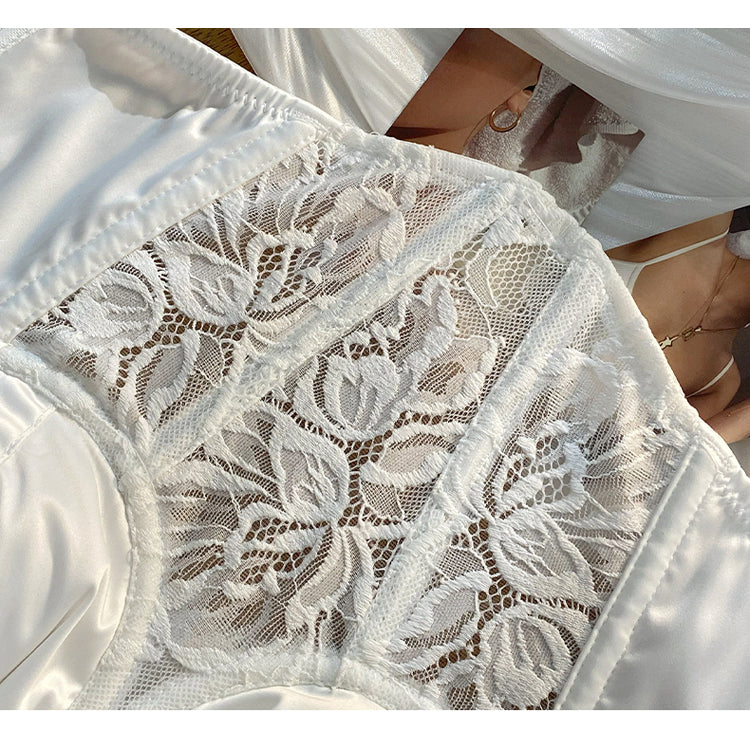 Lace Embroidery Bra Set Lingerie Steel Rubber Bone Push Up Bras French Brassiere Top and Panty Set Underwear The Clothing Company Sydney