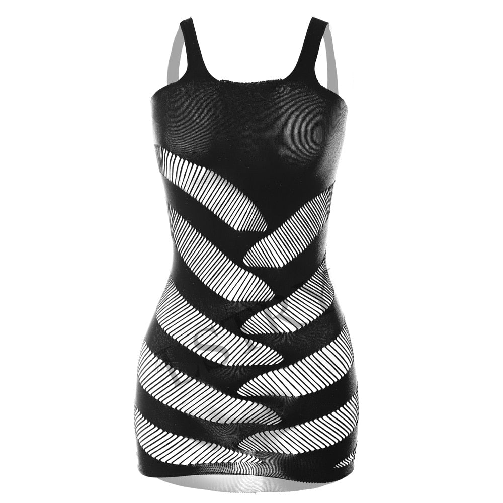 Women Exotic Lingerie Costumes Hollow Nightwear Intimates Half Slip Backless Underwear Fishnet Dresses The Clothing Company Sydney