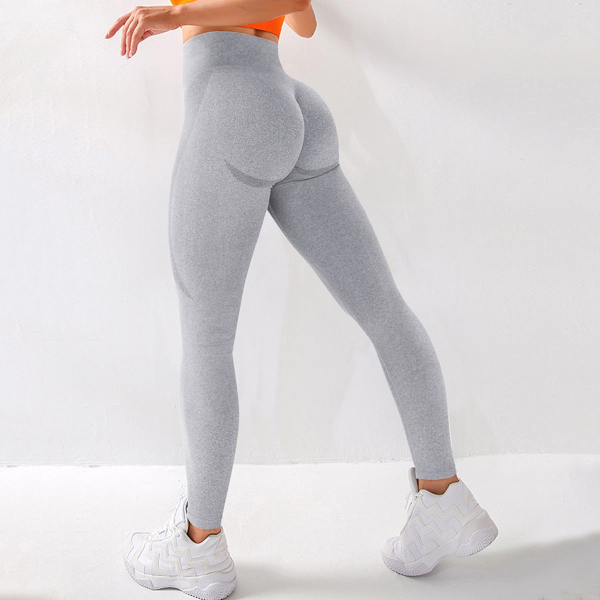 Seamless Leggings Solid Scrunch Butt Lifting Booty High Waisted Sportwear Gym Tights Push Up Women Leggings For Fitness The Clothing Company Sydney