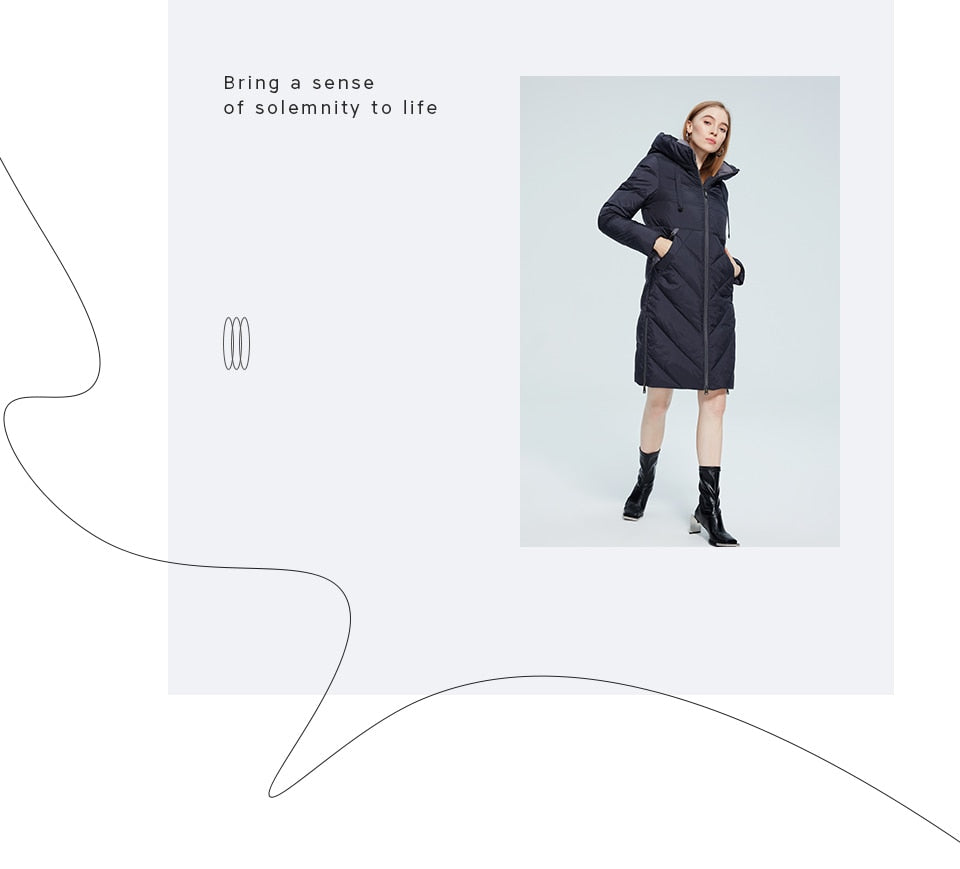 Winter Women Long Cotton Jacket Stand Collar Hooded Warm Windproof Coat Pockets Zipper Parka The Clothing Company Sydney