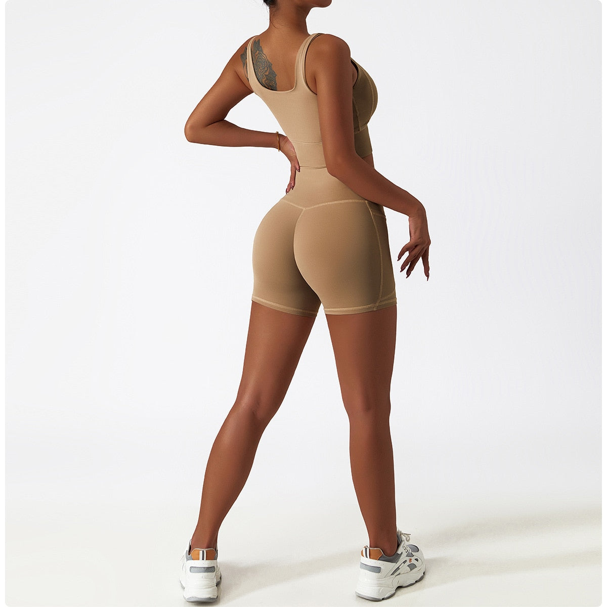 2 Piece Women Yoga Set Seamless Workout Suit Sportswear Gym Clothing Fitness Bra High Waist Leggings Sports Shorts Sports Suits The Clothing Company Sydney