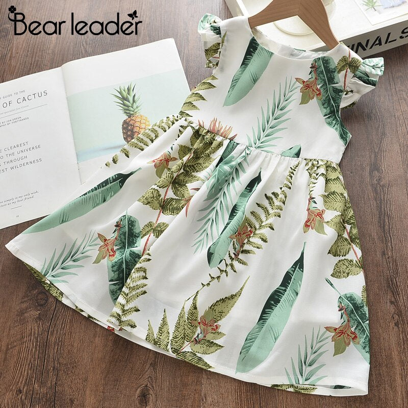 Girls Casual Dresses Fashion Baby Princess Party Vestidos Children Kids Flowers Costumes Floral Dress 3-7Y The Clothing Company Sydney