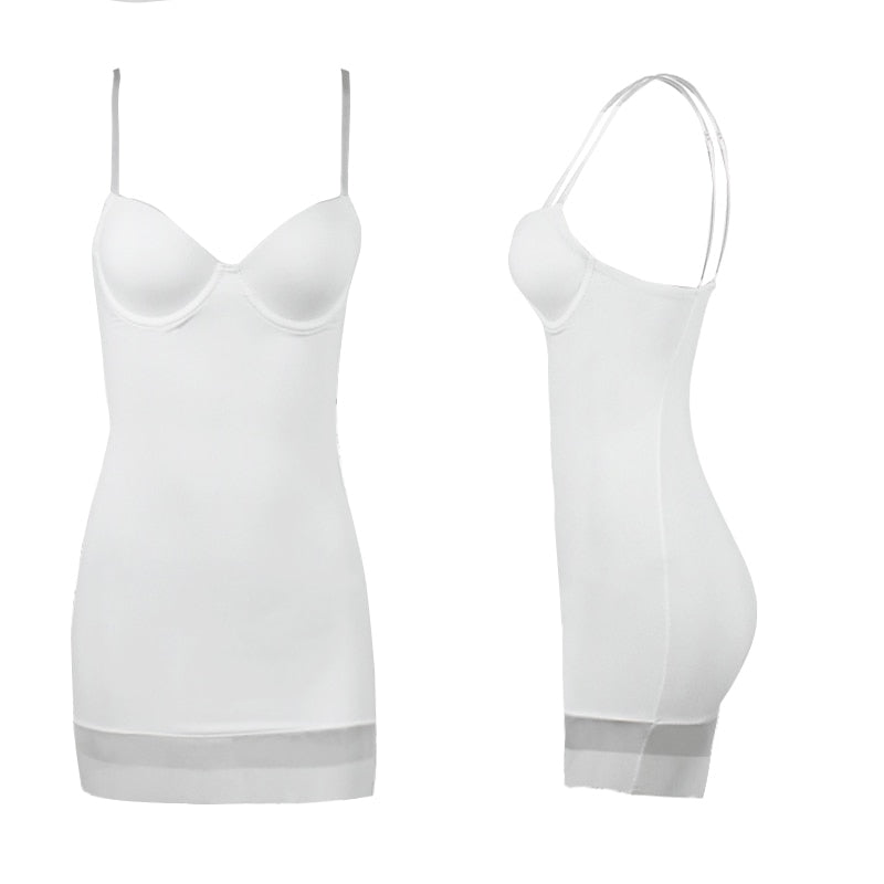 Strap White Dress Underwear Women Mesh Control Slips Dresses Party Underwire Underskirt Tube Mini Short Underdress Shapewear The Clothing Company Sydney