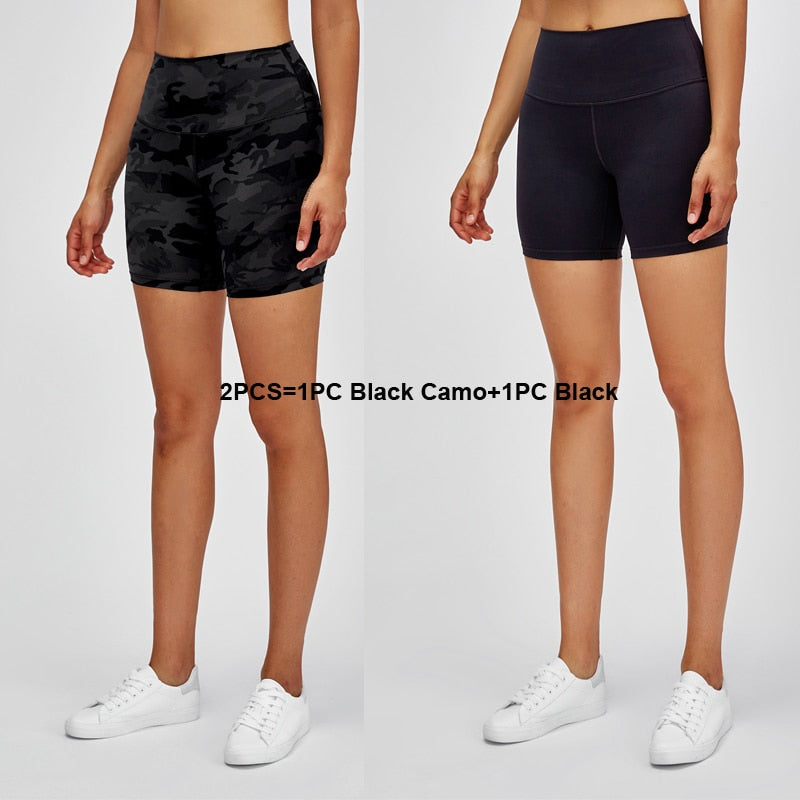 1/2 Pack High Waisted Workout Shorts Super Stretchy Athletic Shorts Soft Women Fitness Yoga Biker Shorts The Clothing Company Sydney