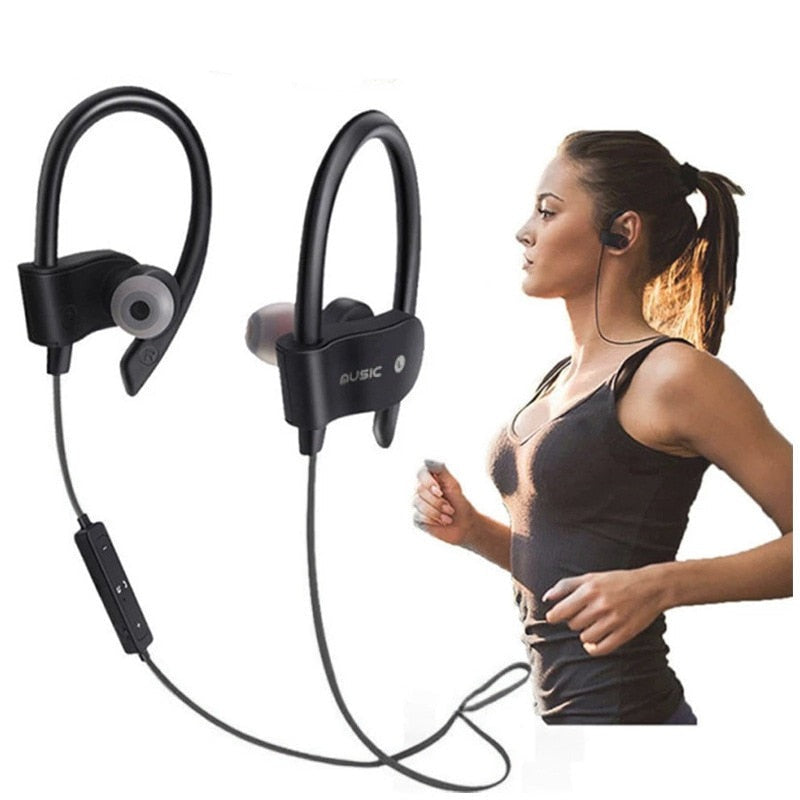Sports Wireless 5.0 Bluetooth Headset Running Stereo Music Mini Dual-in Earplugs Universal Earphones Headphones The Clothing Company Sydney