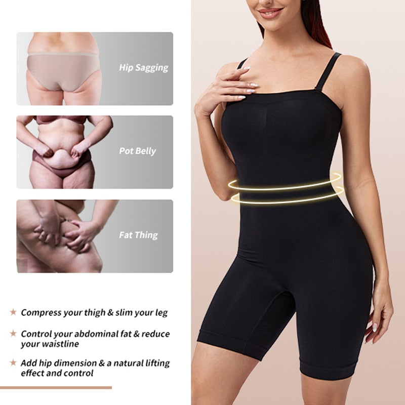 Women's Bodysuit Shapewear Full Body Shaper Tummy Control  Sheath Butt Lifter Push Up Thigh Slimmer Abdomen Shapers Corset The Clothing Company Sydney
