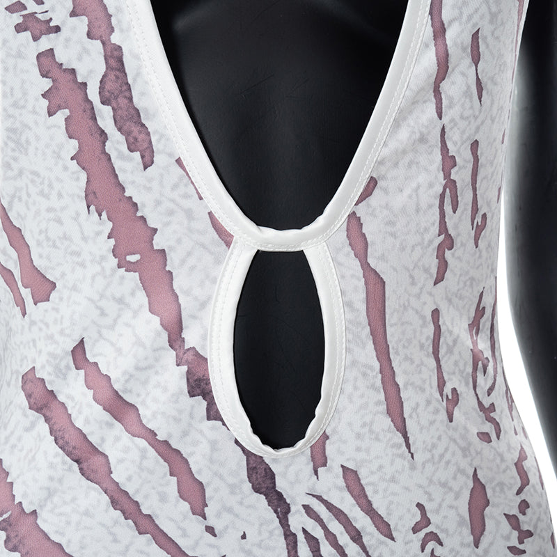 Cross Halter Cut Out Backless Mini Dress Print Sleeveless Bodycon Summer Night Club Party Dress The Clothing Company Sydney