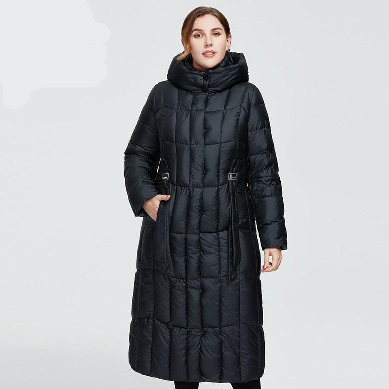 Winter Women's coat women long warm parka Plaid fashion thick Jacket hooded large sizes female Jacket The Clothing Company Sydney
