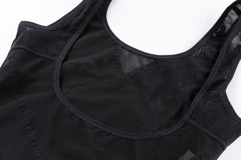 1 Piece Mesh Bodysuit Seamless Full Body Shaper Waist Tummy Control Underwear Underbust Corset Shapewear The Clothing Company Sydney