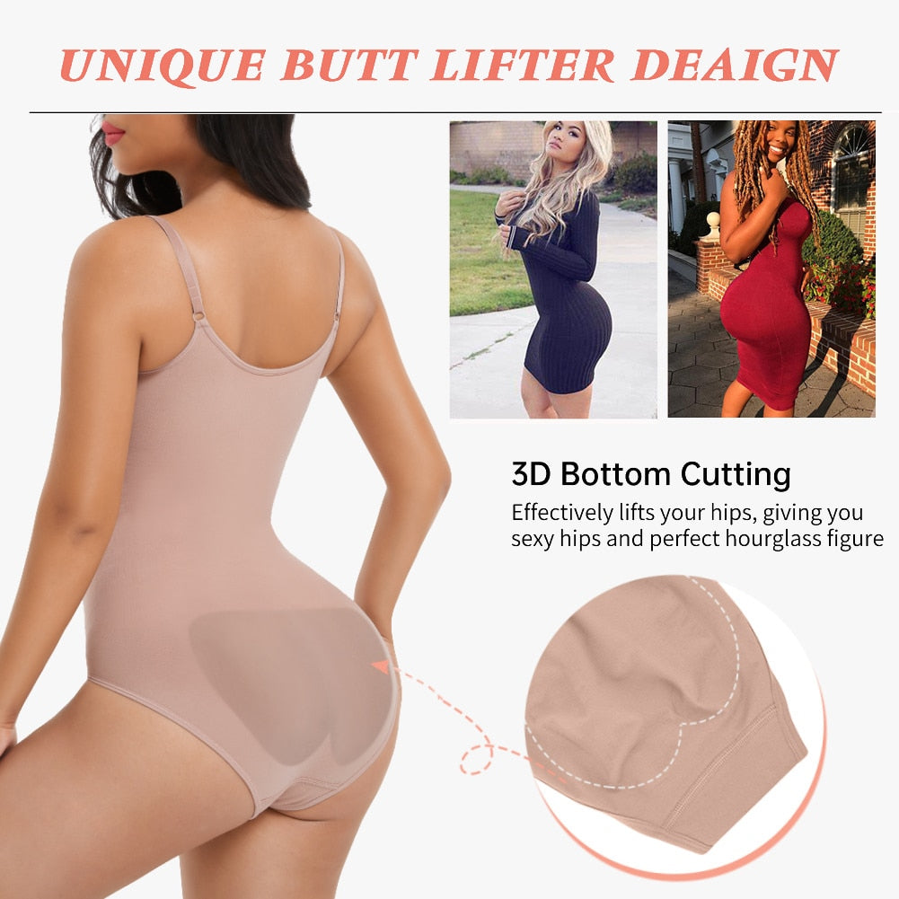Sculpting Bodysuit Shapewear Seamless Waist Trainer Body Shaper Women's Tummy Control Butt Lifter Corset The Clothing Company Sydney