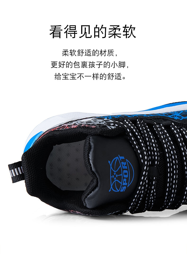 Kids Boys Basketball Shoes Kids Sneakers Non-Slip Sports Girls Basketball Training Tennis Shoes The Clothing Company Sydney
