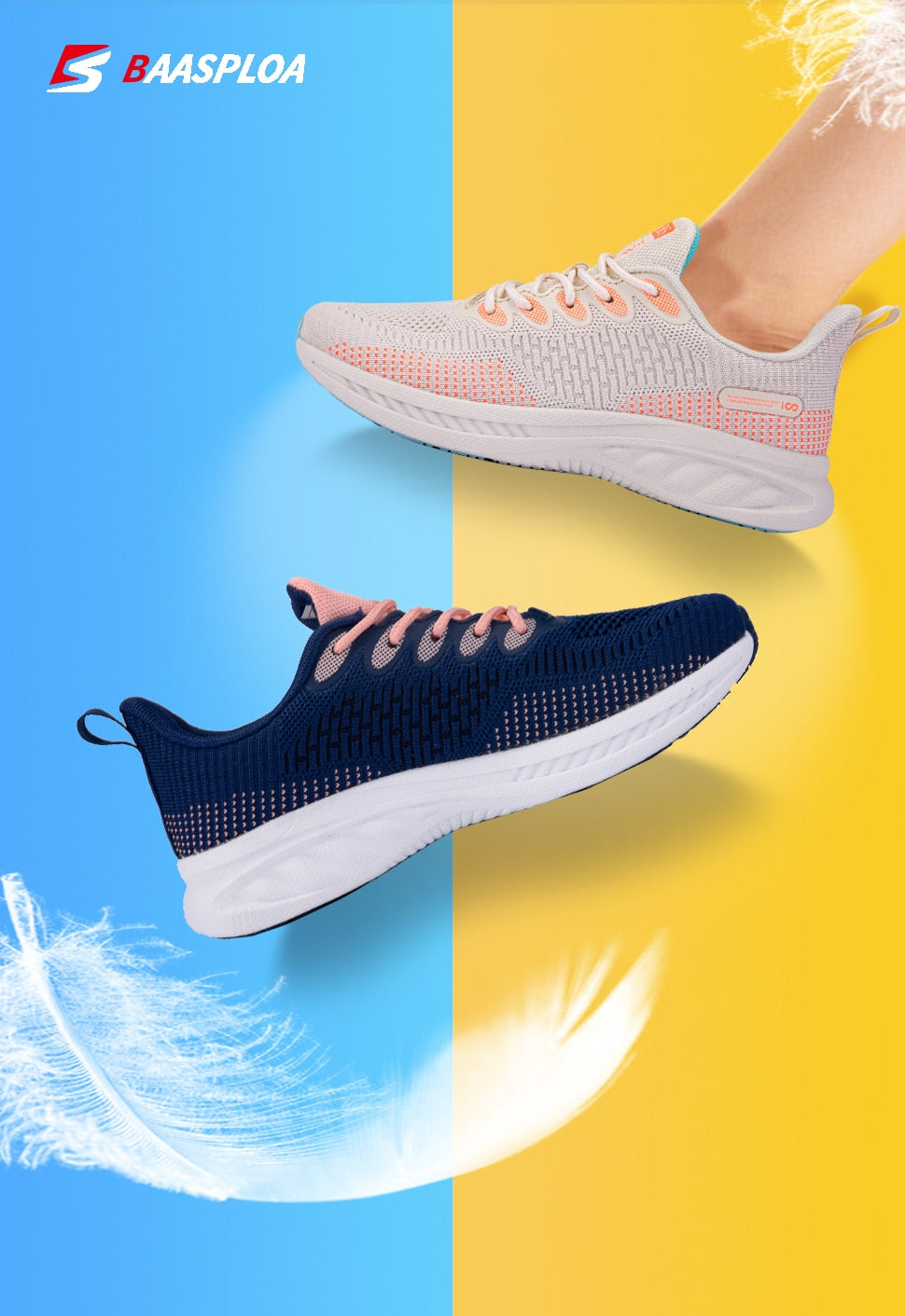 Women's Fashion Sneaker Light Knit Running Shoes Yoga Gym Tennis Sneaker Comfortable Walking Shoes The Clothing Company Sydney