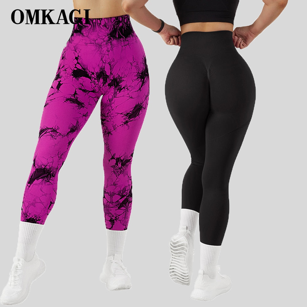 Tie Dye Fitness Legging Woman Push Up Workout Sport Leggings Scrunch Butt Outfit Gym Seamless Legging Pants The Clothing Company Sydney