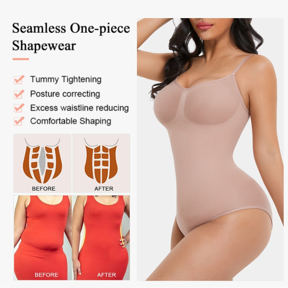 Sculpting Bodysuit Shapewear Seamless Waist Trainer Body Shaper Women's Tummy Control Butt Lifter Corset The Clothing Company Sydney