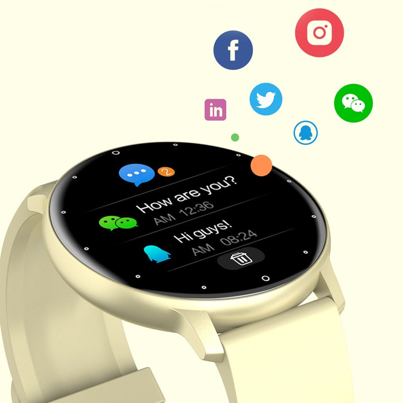 Smart Watch Men Women Full Touch Screen Sport Fitness Watch IP67 Waterproof Bluetooth For Android IOS Smartwatch The Clothing Company Sydney