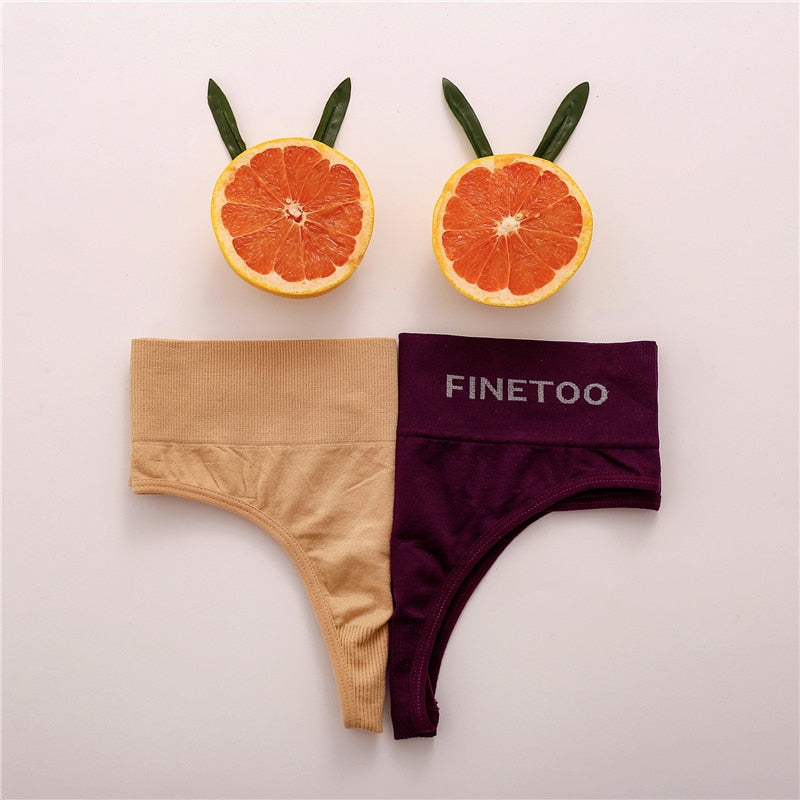2 pack/Set Bodyshaper G-String Panties Women Slim Underwear Lingerie Thongs High Waist Underpants The Clothing Company Sydney
