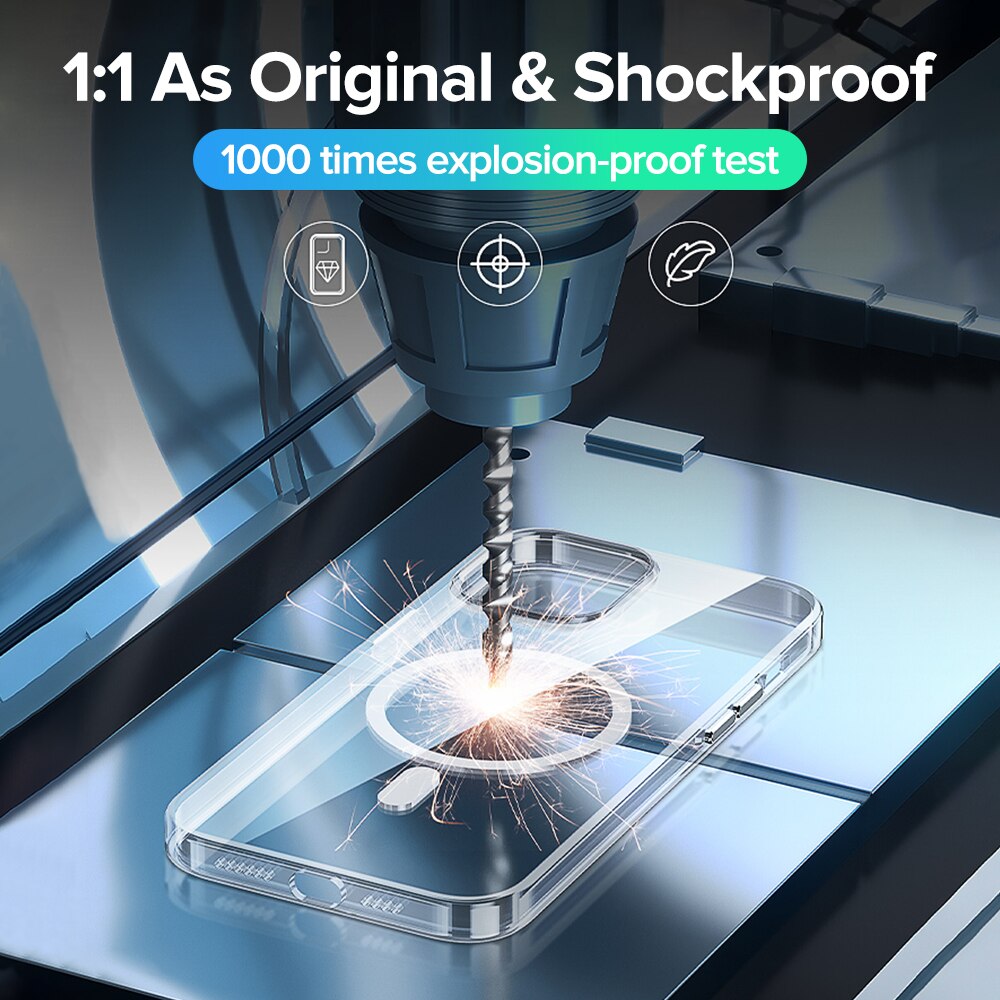 Clear Magnectic Phone Case For iPhone 12 13 Pro Max Case For Magnectic Wireless Charger Transparent Back Phone Cover The Clothing Company Sydney