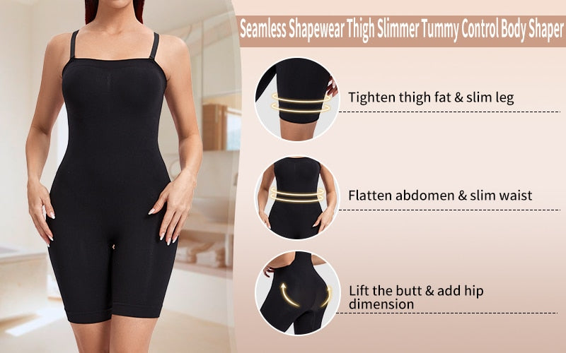 Women's Bodysuit Shapewear Full Body Shaper Tummy Control  Sheath Butt Lifter Push Up Thigh Slimmer Abdomen Shapers Corset The Clothing Company Sydney