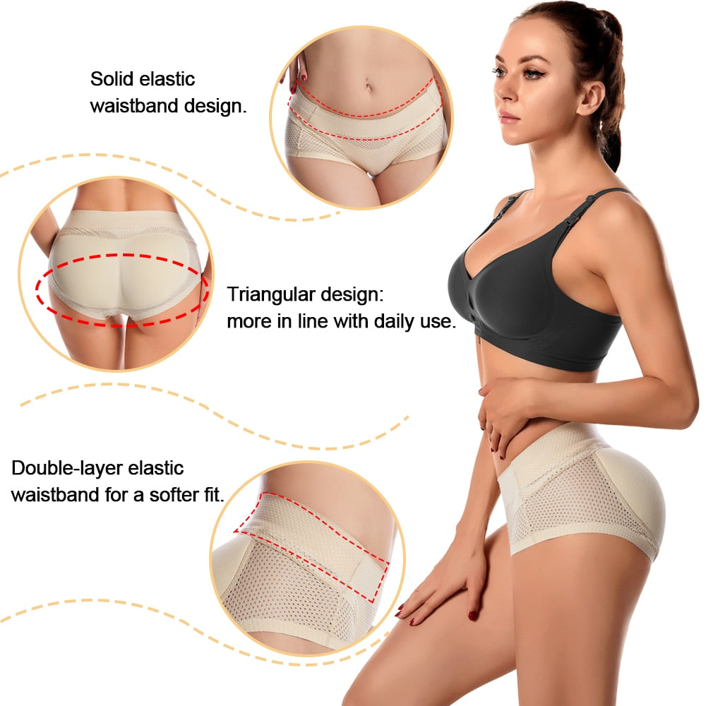 Body Shaper Butt Lifter Panties Women's Hip Shapewear Seamless Fake Big Ass Booty Push Up Panties Hip Enhancer The Clothing Company Sydney